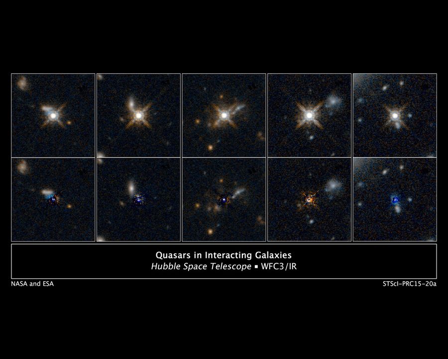 Quasars in Interacting Galaxies