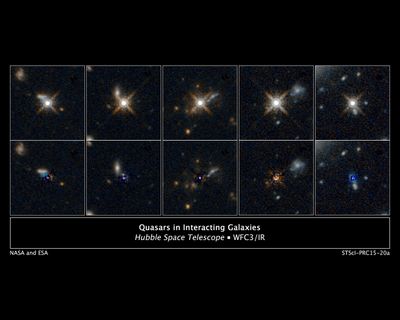 Quasars in Interacting Galaxies