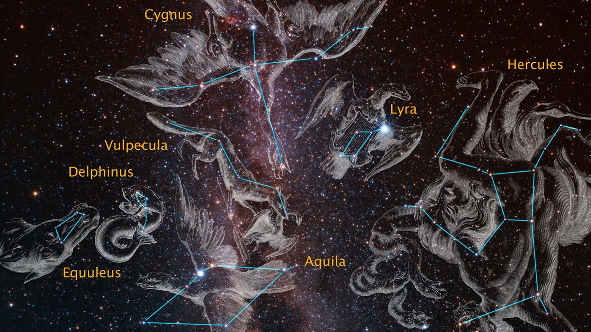 Zoom into Veil Nebula