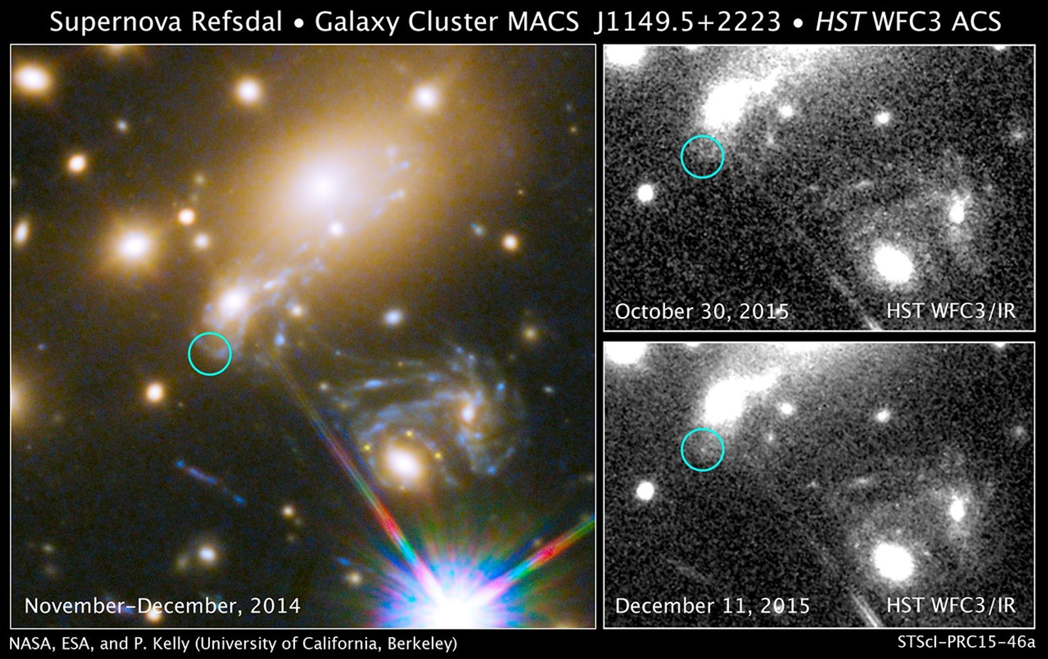 Caught in the Act: Hubble Captures First-Ever Predicted Exploding Star ...