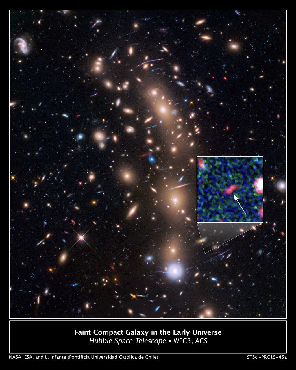 Faint Compact Galaxy in the Early Universe