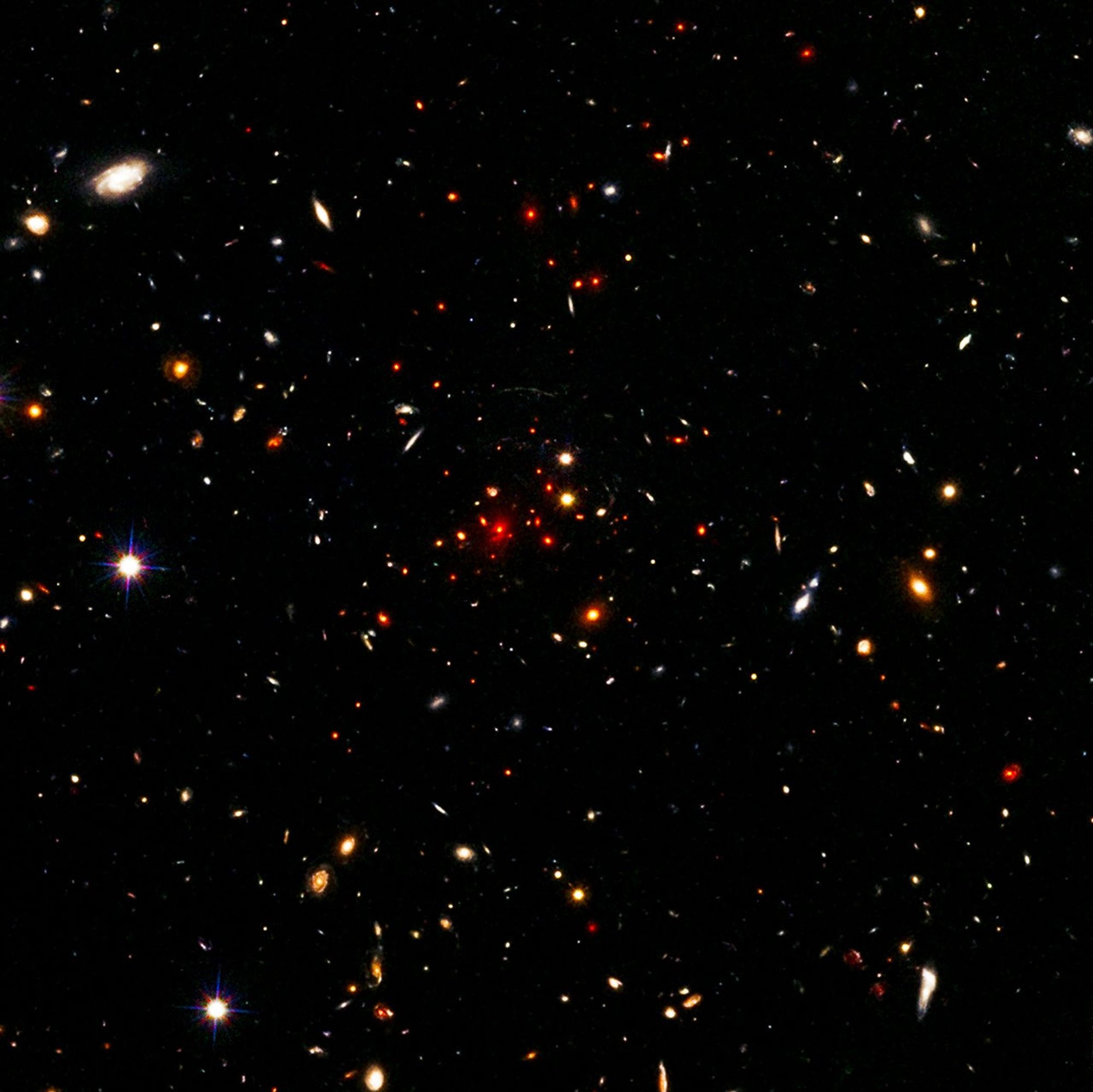 HST Image of Massive Galaxy Cluster IDCS J1426.5+3508