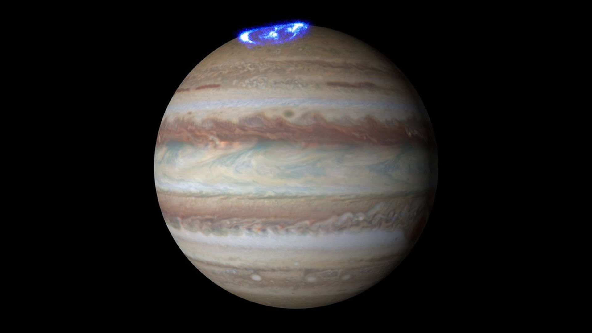 Hubble Tracks Bright Auroras on Jupiter (Composite Video Sequence 2)
