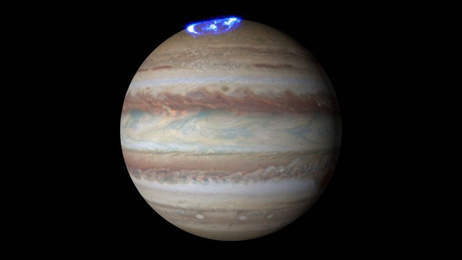 Hubble Captures Vivid Auroras in Jupiter's Atmosphere - NASA Science