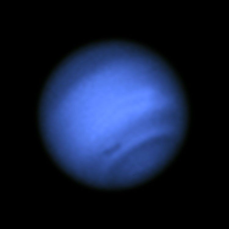 Neptune with Dark Spot (Blue Light)