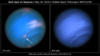Dark Spot on Neptune