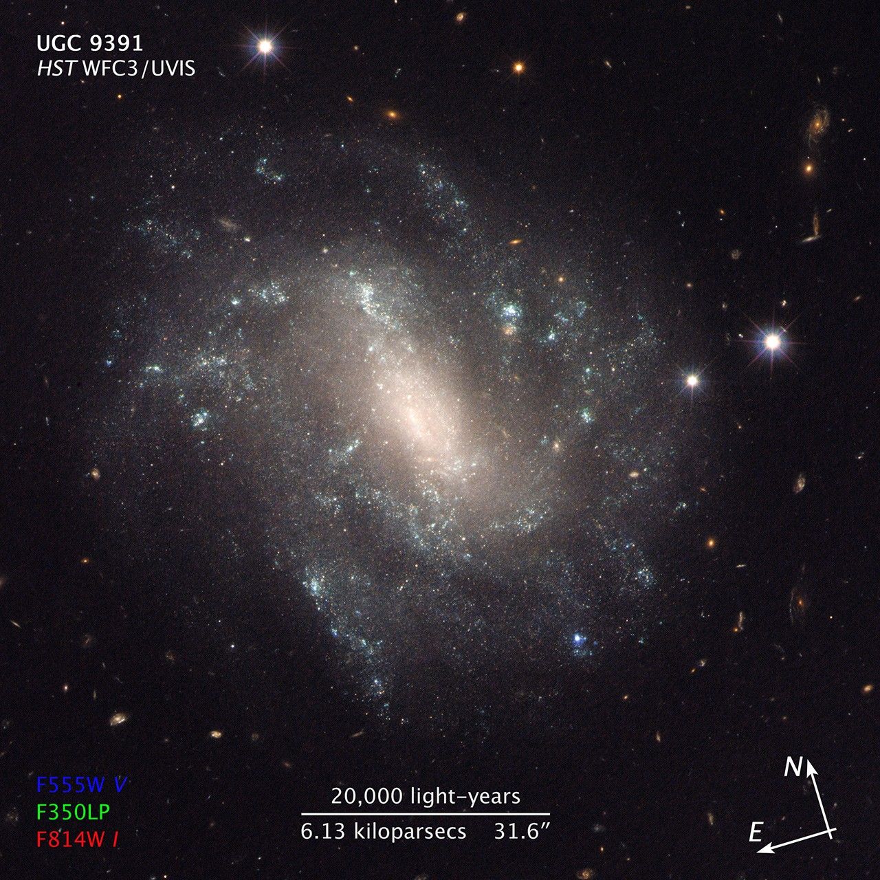 Compass and Scale Image for UGC 9391