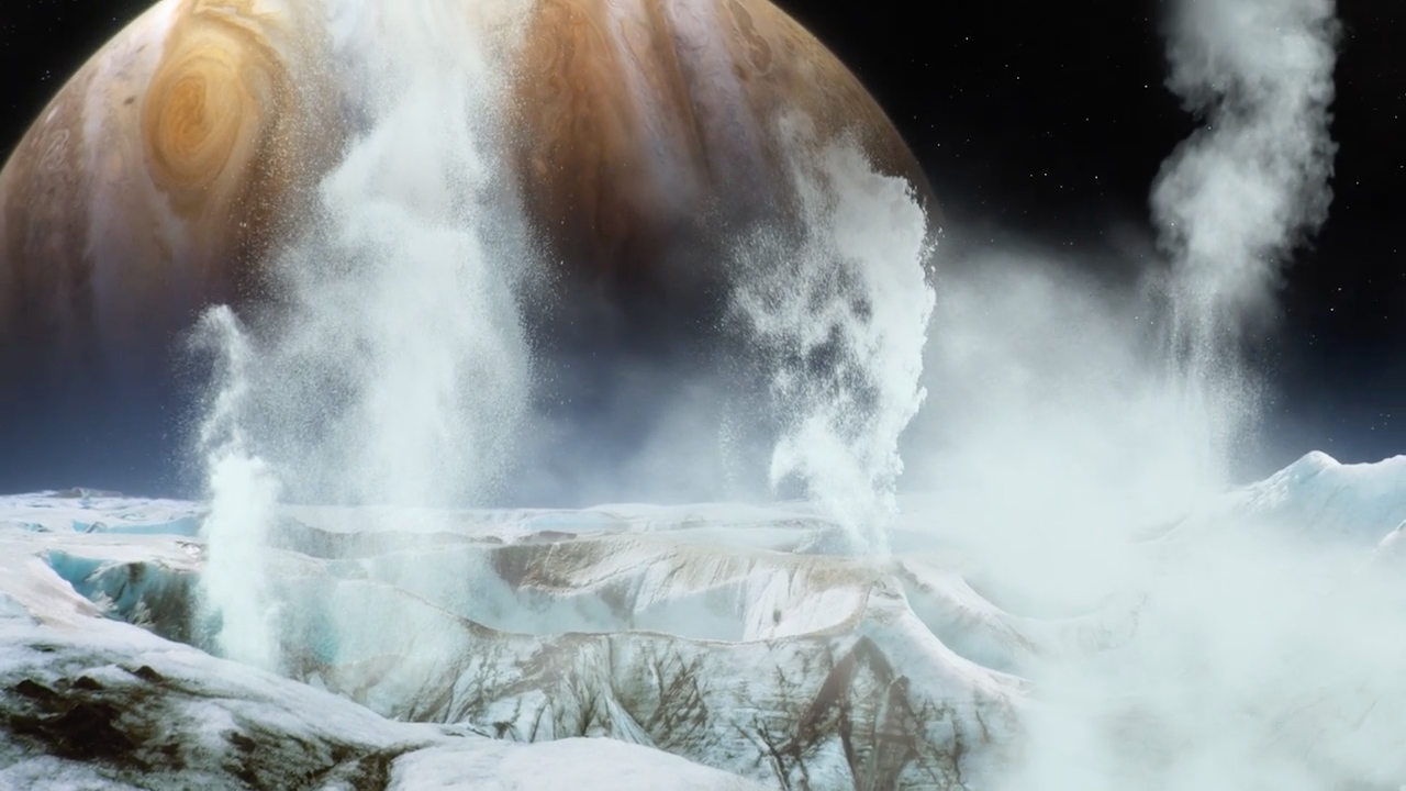 Hubble Directly Images Possible Plumes on Europa