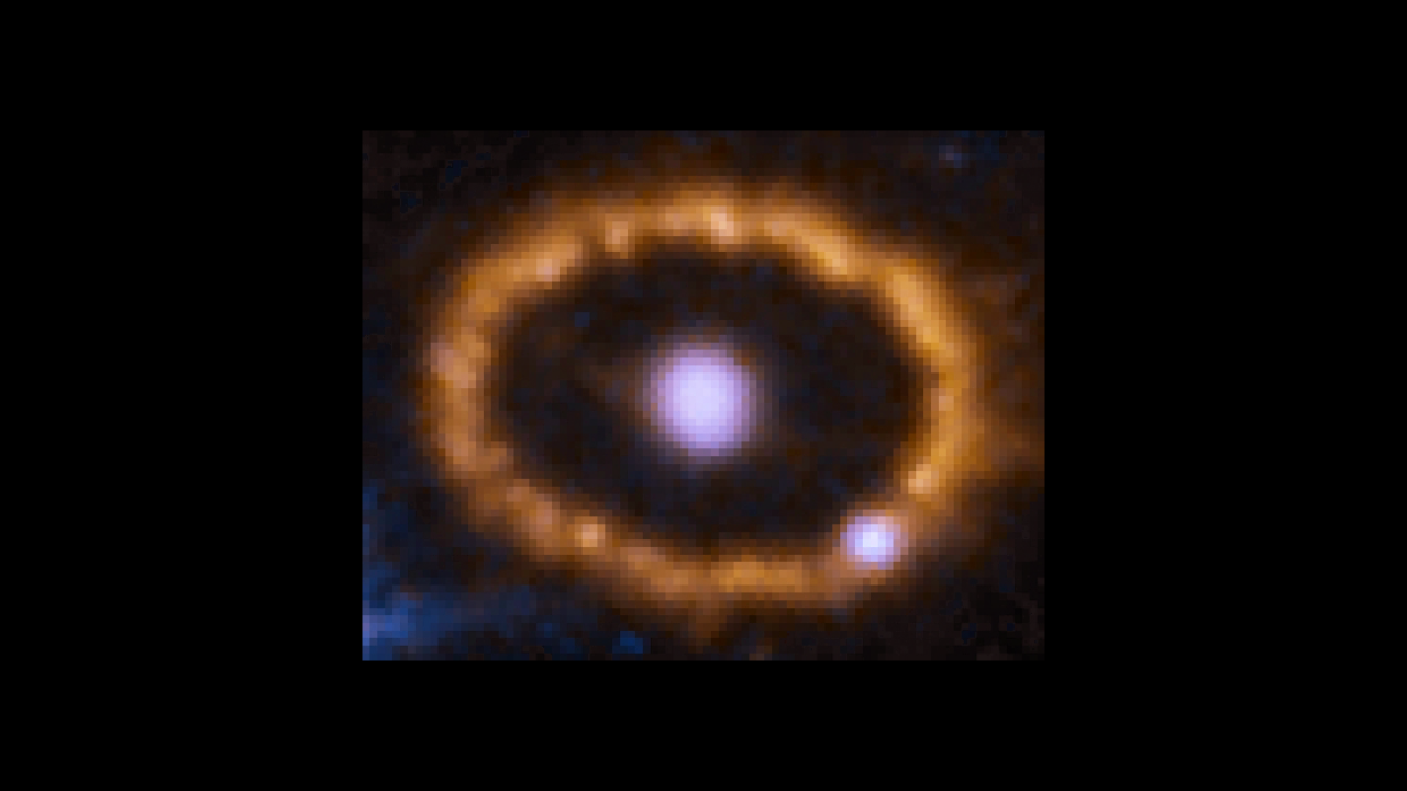 Hubble Chronicles Brightening of Ring around an Exploded Star