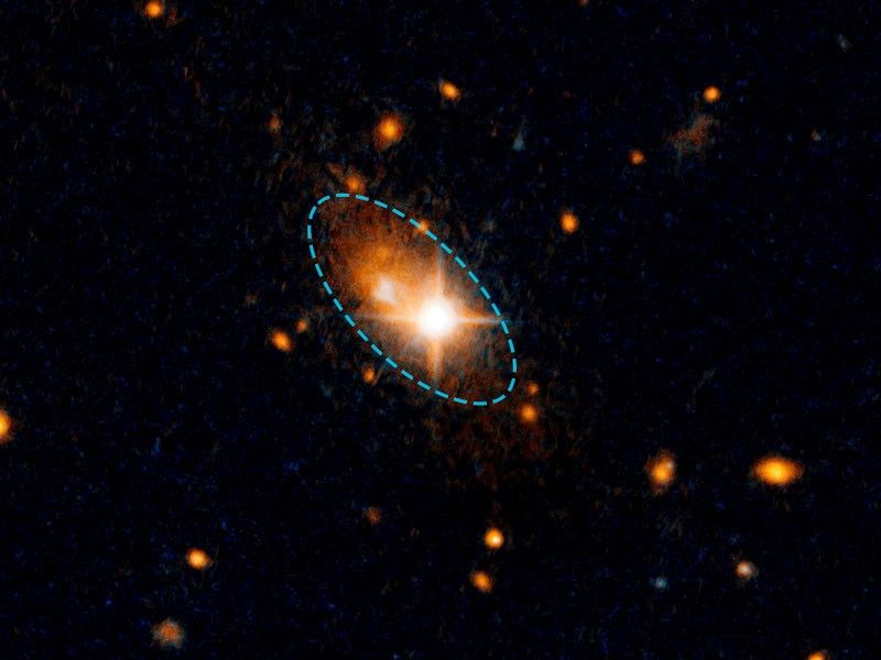 Hubble Catches Runaway Quasar