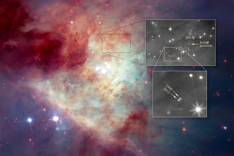 Wayward Newborn Stars Fleeing from Their Birthplace