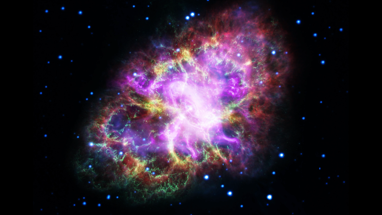 Crab Nebula in Multiple Wavelengths
