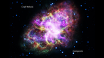 Crab Nebula in Multiple Wavelengths (Annotated)