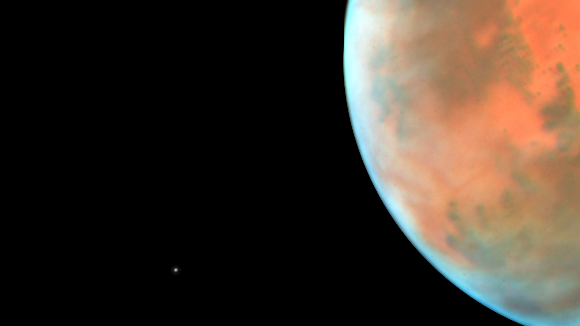 Time-lapse of Phobos in Orbit around Mars (Smoothed)