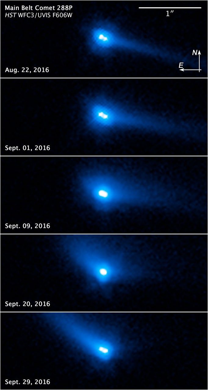 Compass and Scale Image for Binary Asteroid 2006 VW139/288P