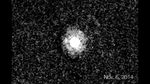Light Echo Expanding from Exploded Star (Black-and-White)