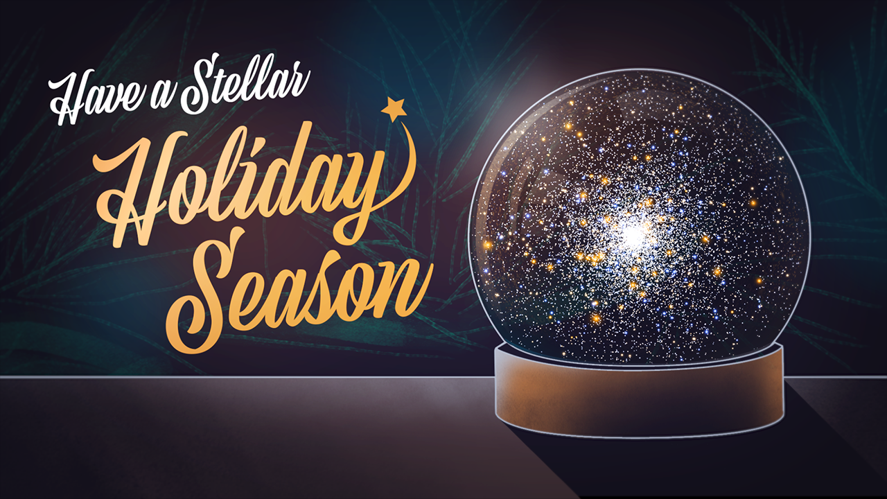 M79 Snow Globe Holiday Greeting
