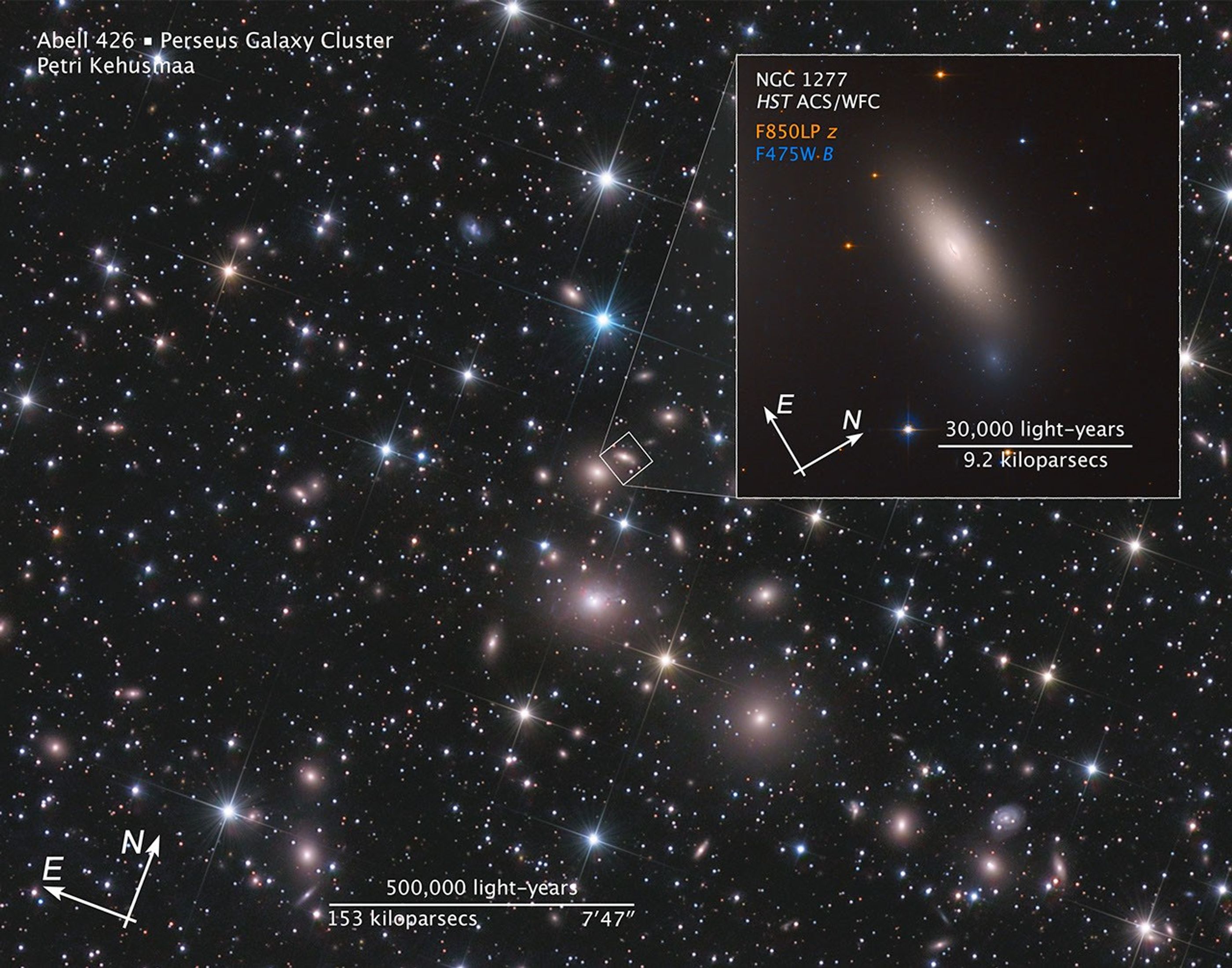 Compass Image for NGC 1277