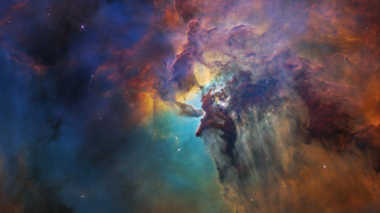 Lagoon Nebula (Visible to Infrared Dissolve)