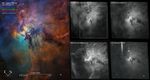 Compass Image for Lagoon Nebula (Visible)