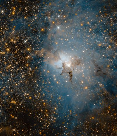 Lagoon Nebula (Infrared-light View)