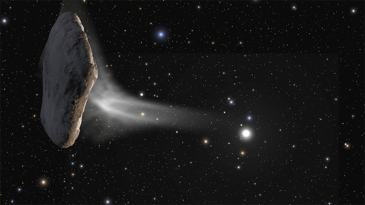 `Oumuamua Animation (Artist's View)