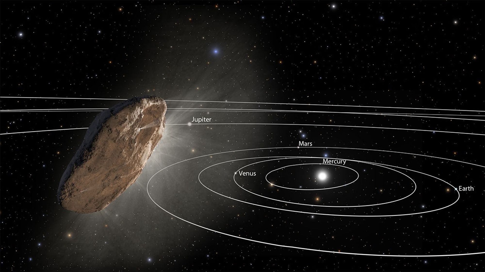Artist’s Impression of `Oumuamua