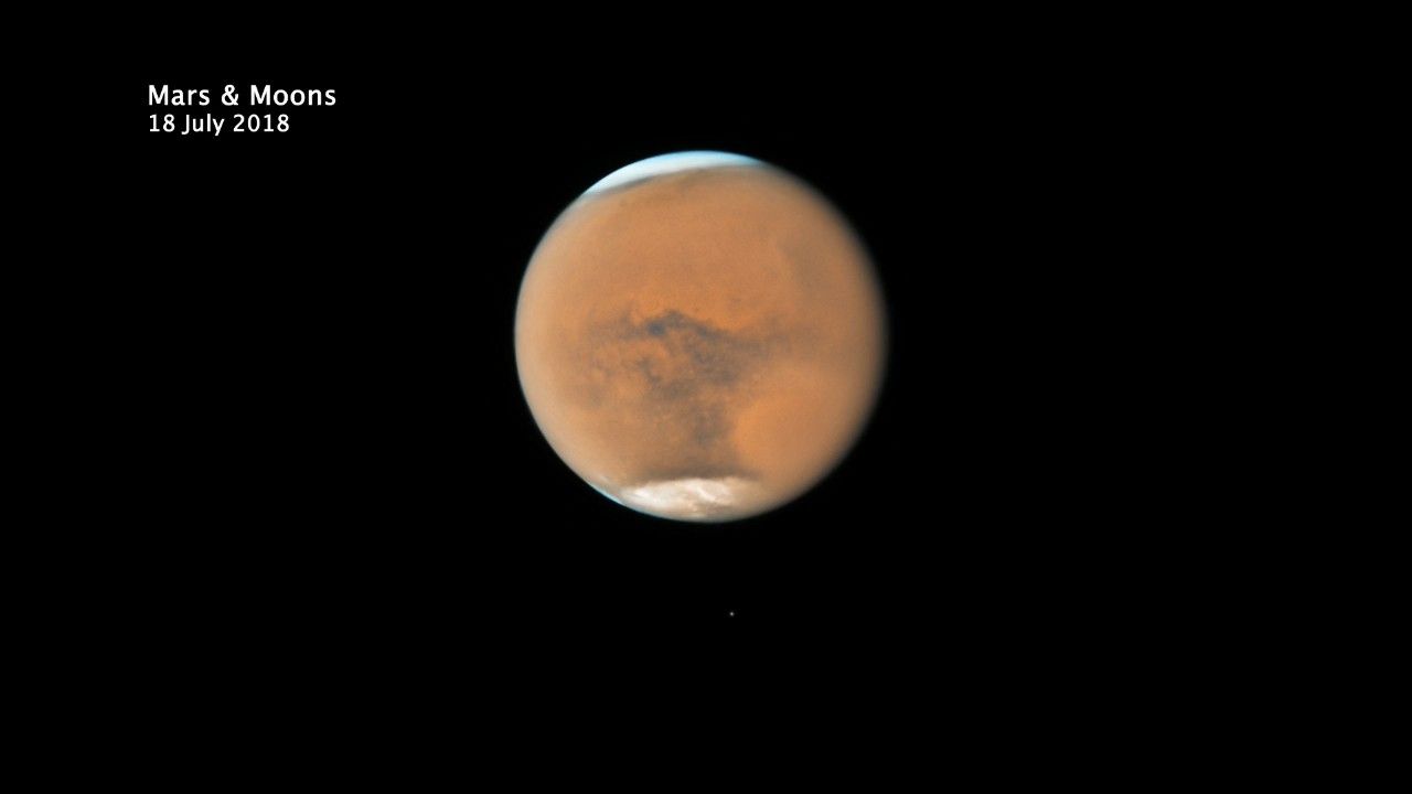 Mars and Its Moons (Annotated)