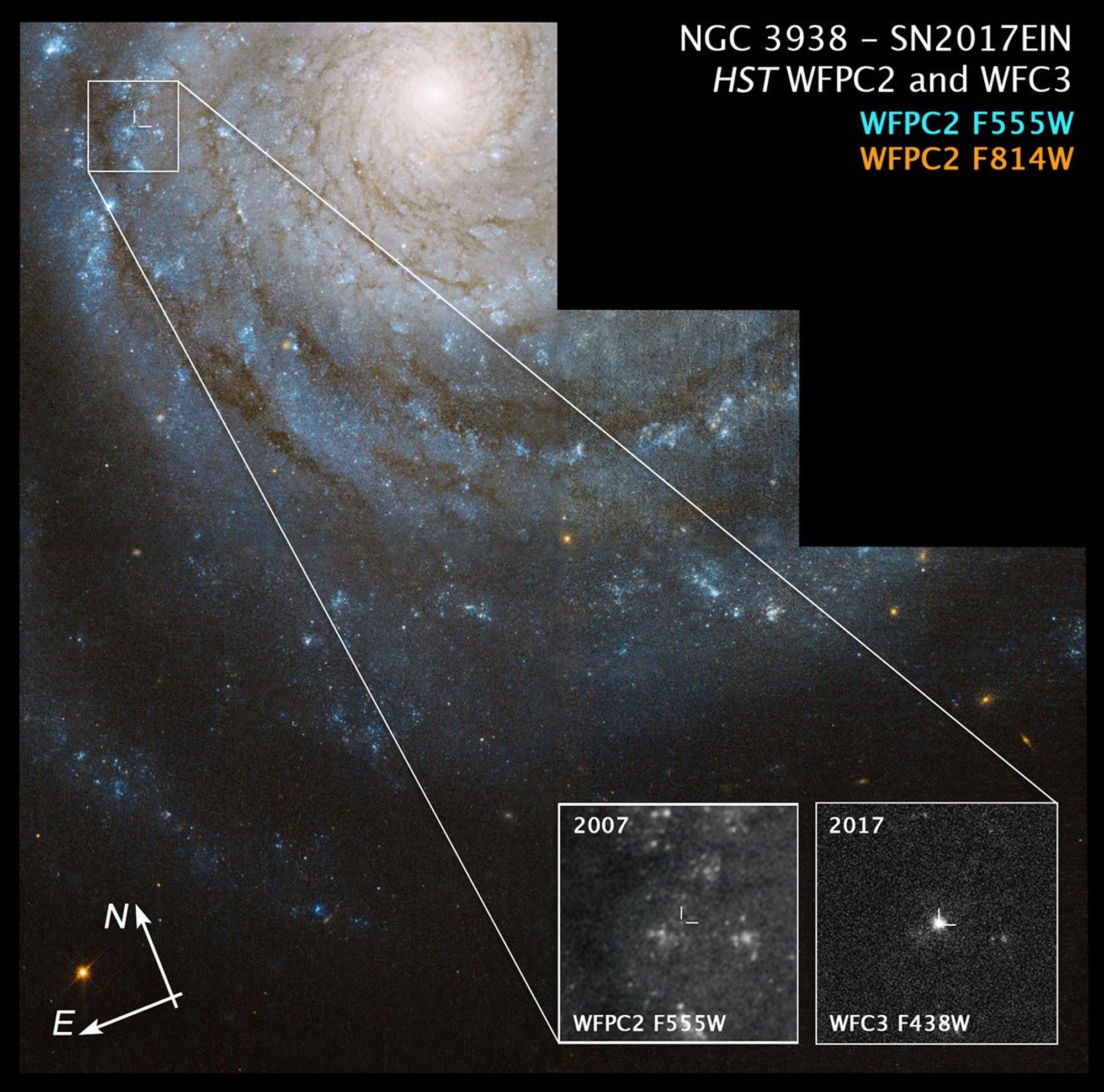 Compass Image for SN 2017ein