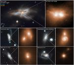 Compass Image for Merging Galaxies