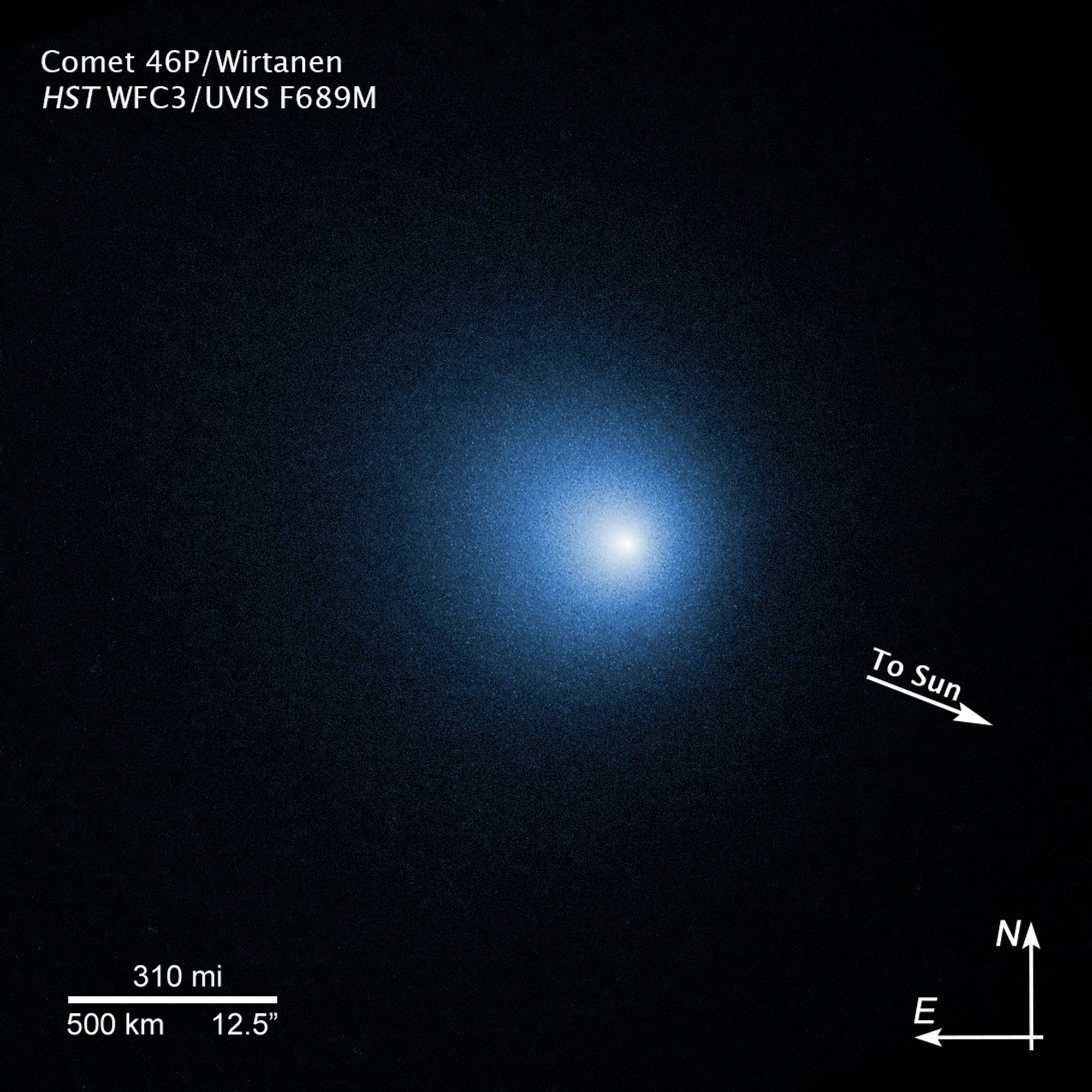 Compass Image of Comet 46P/Wirtanen