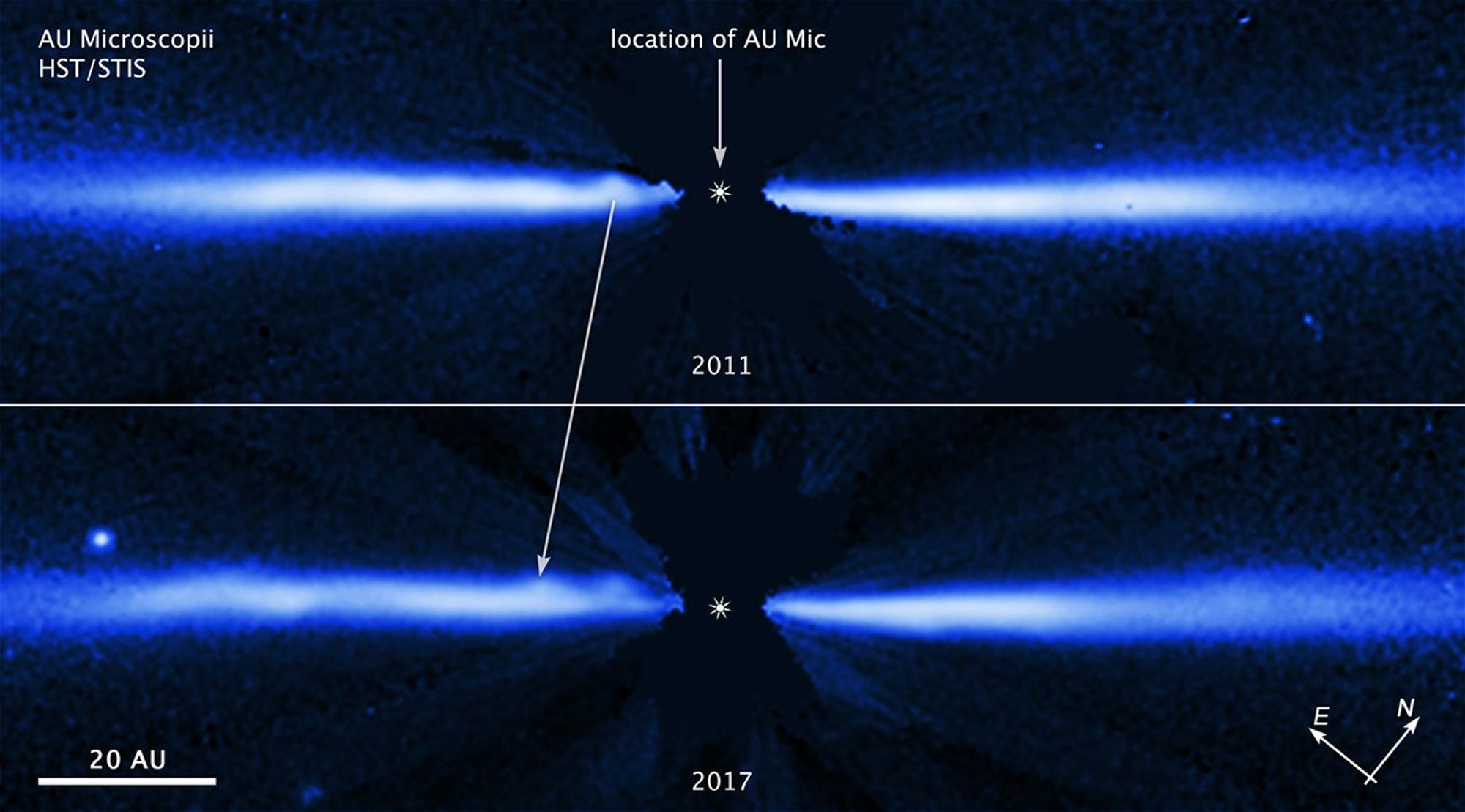 Compass Image for AU Microscopii