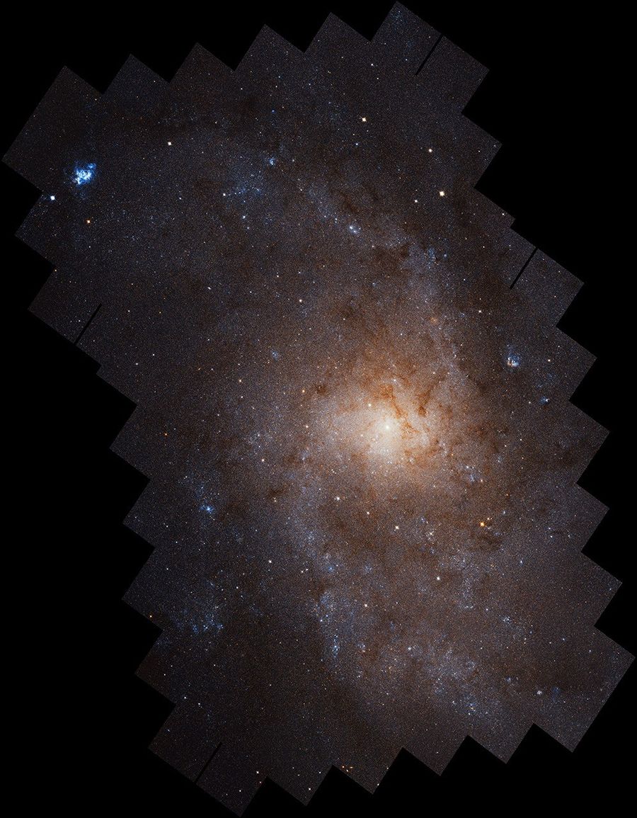 Mosaic image of the Triangulum Galaxy, Messier 33