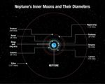 Neptune's Inner Moons and Their Diameters