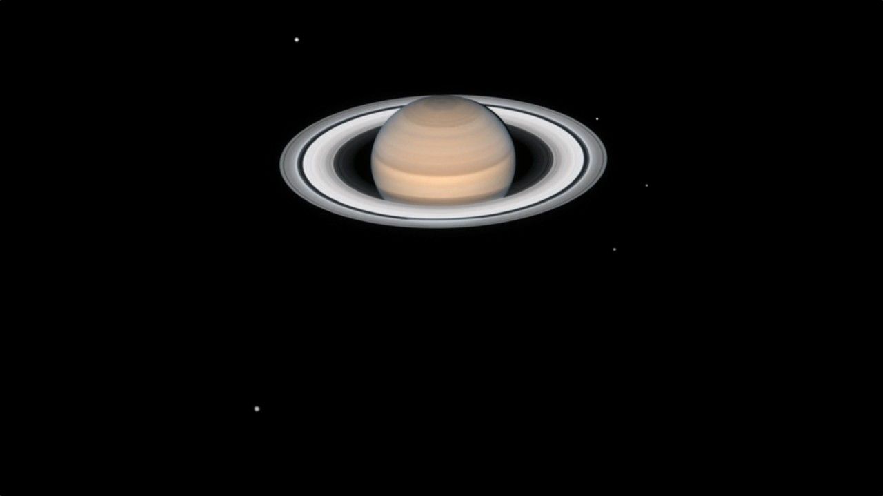 Saturn and Moons