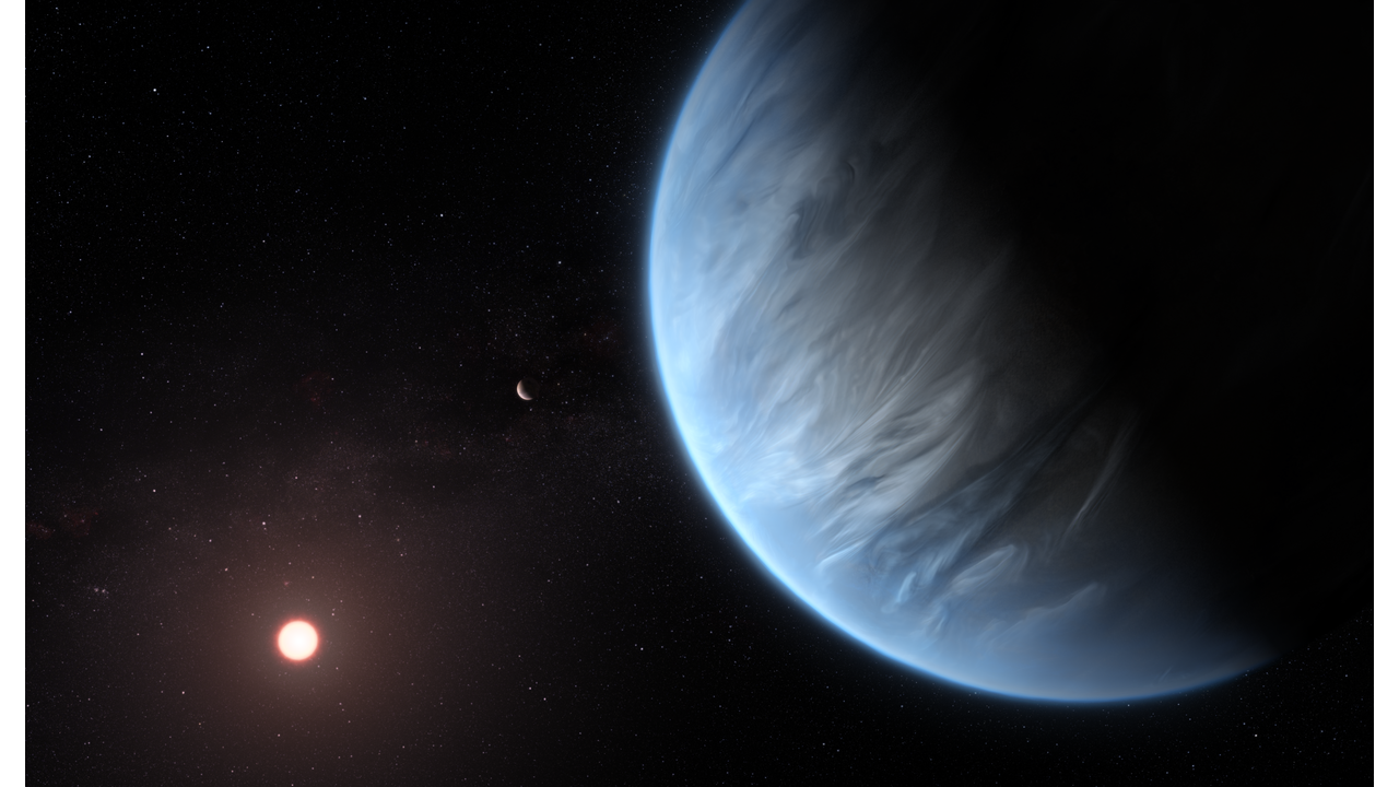 Artist's Impression of Exoplanet K2-18b