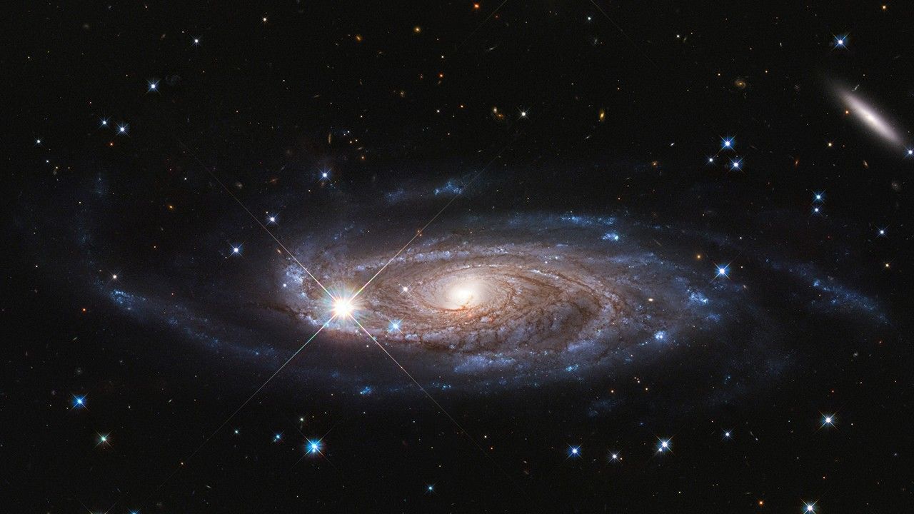 Spiral galaxy with sweeping spiral arms.