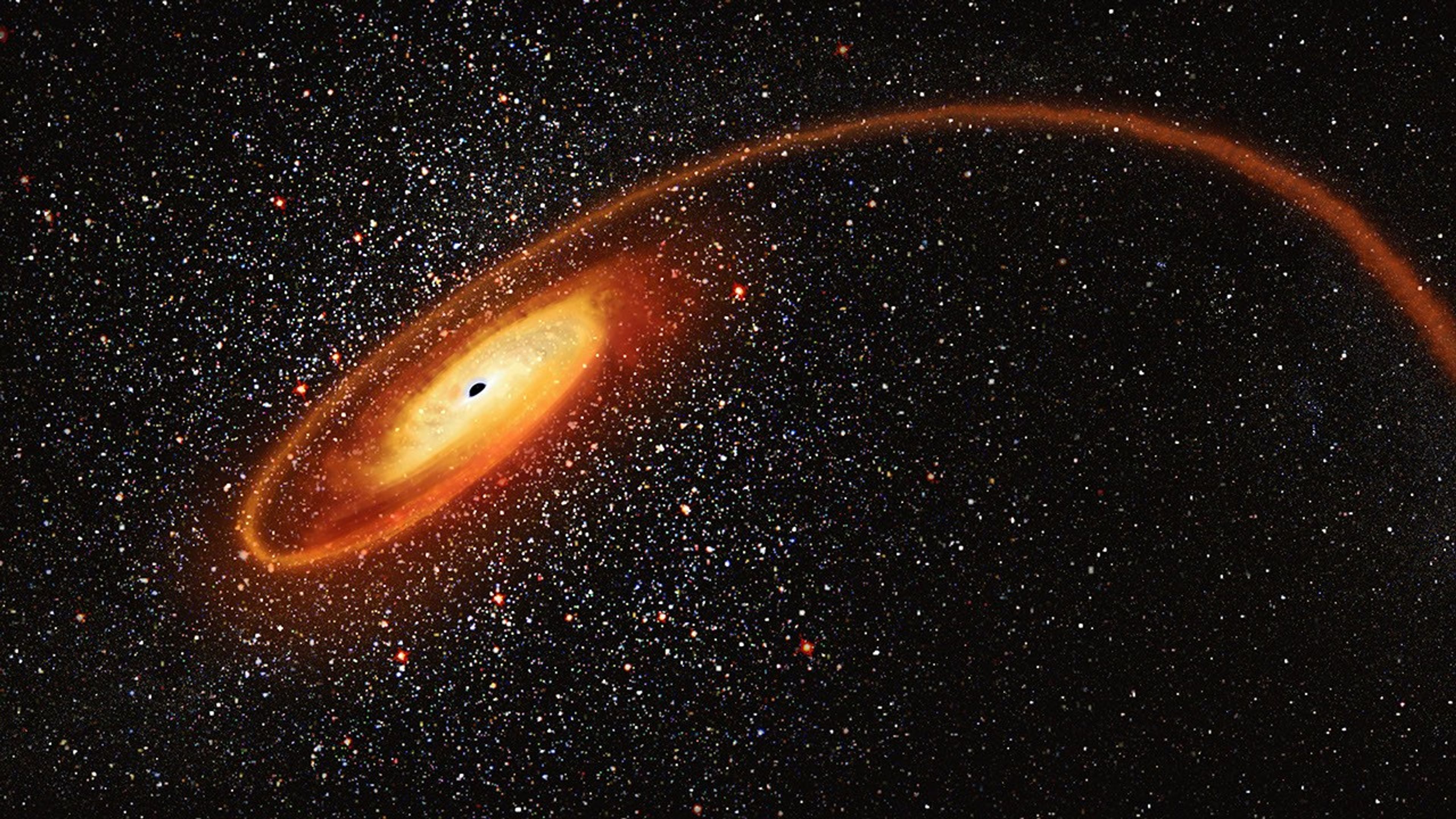 Illustration of Black Hole System