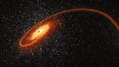 Illustration of Black Hole System