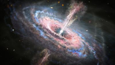 Quasar Outflows Illustration