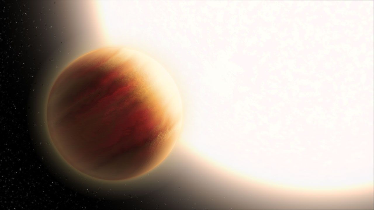 Hot Jupiter illustration of WASP-79b