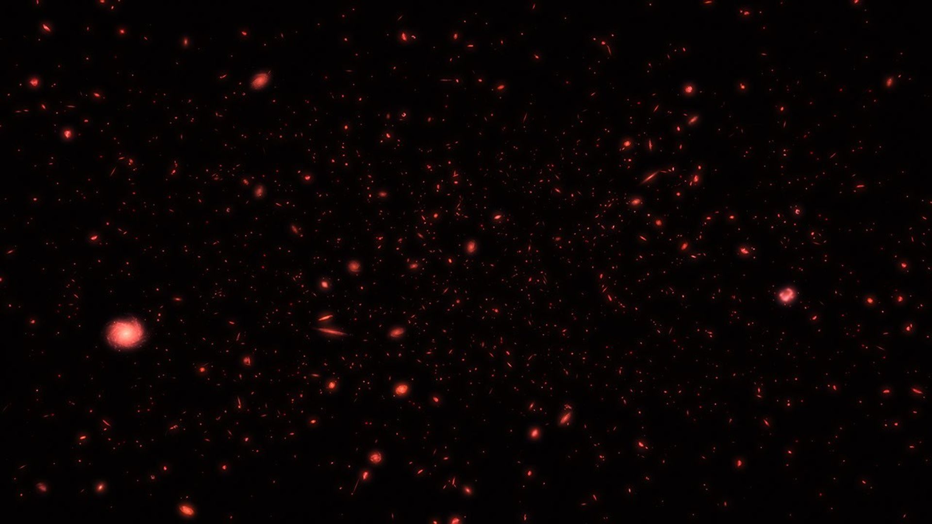 Artist's Illustration of the Early Universe