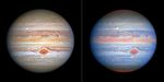Jupiter in ultraviolet, visible, and near-infrared light