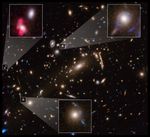 Galaxy Cluster MACS J1206 with call-outs