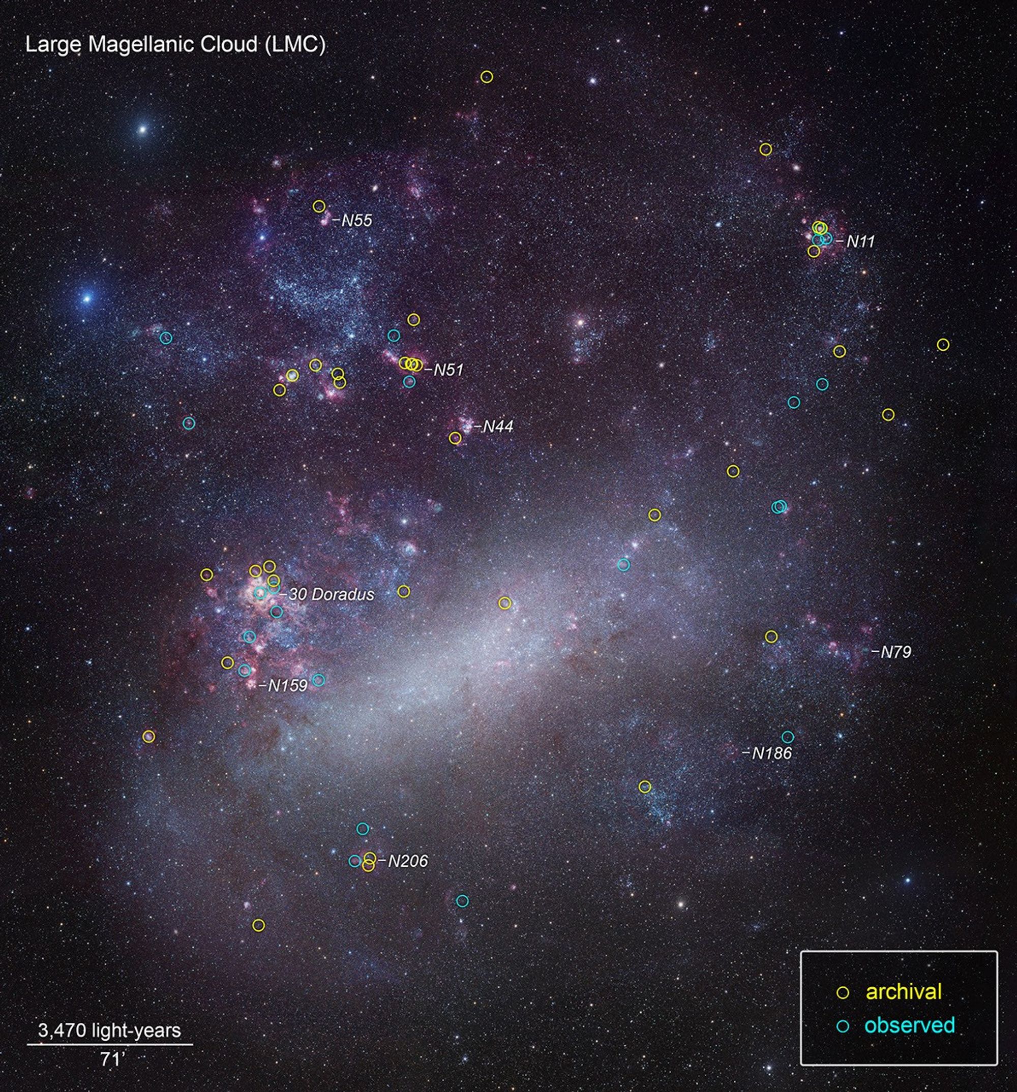 ULLYSES Targets in the LMC Annotated