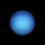 Blue sphere with dark spot