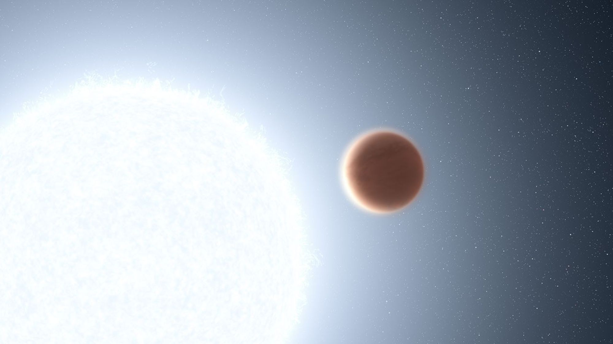 Illustration of Ultra-hot Jupiter