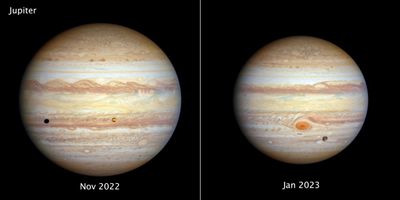 Jupiter (Nov. 2022 and Jan. 2023)