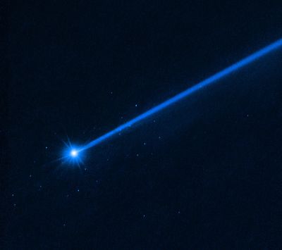 Hubble Photographs Boulders Flung Off Asteroid Dimorphos