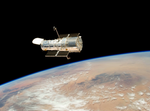 Hubble in Earth orbit (May 2009)